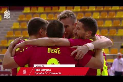 RESUMEN | España 3-1 Eslovenia | Fase de Clasificación al Europeo de Fútbol Sala de 2022