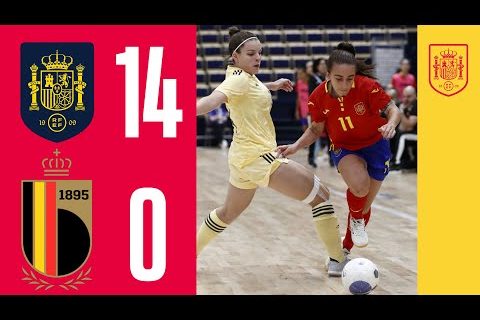 Resumen | Absoluta Femenina fútbol Sala | España 14-0 Bélgica | 🔴 SEFUTBOL